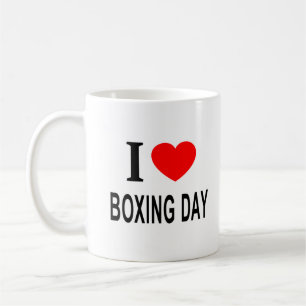 I ❤️ BOXING DAY I LOVE BOXING DAY I HEART BOXING D COFFEE MUG