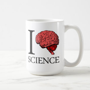 I Brain Science (I Know science) (I Love Science). Coffee Mug