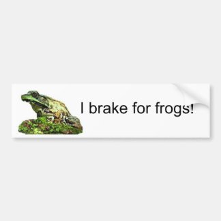 I brake for... bumper sticker