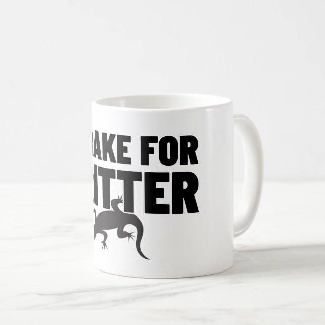 I Brake for Critter.w Coffee Mug (Front Right)
