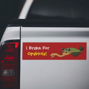 I Brake for Opabinia! Bumper Sticker