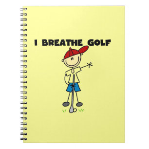 I Breathe Golf Notebook