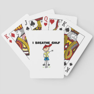 I Breathe Golf Playing Cards