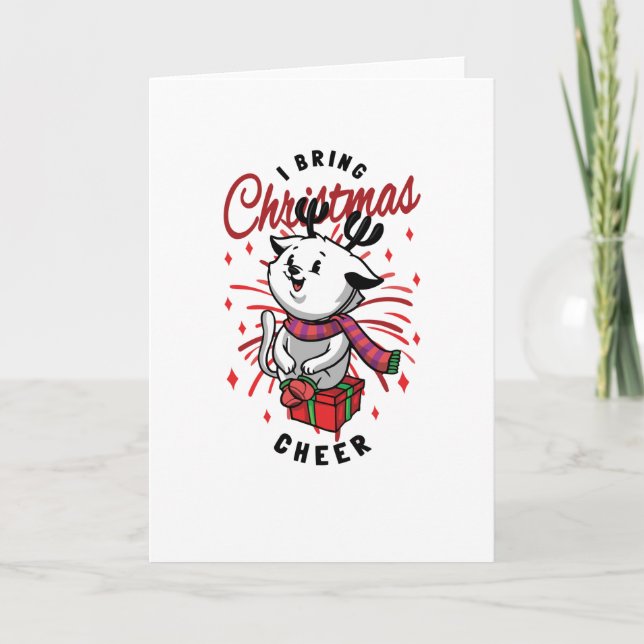 I Bring Christmas Cheer Card (Front)