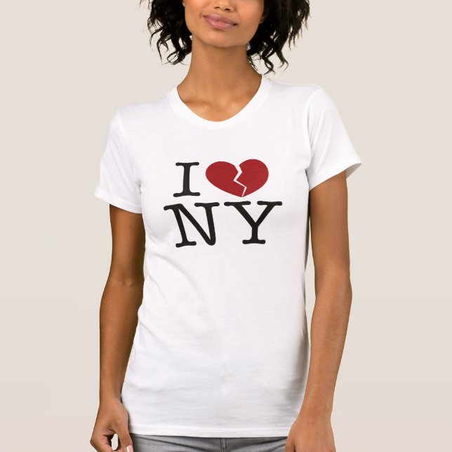 I [broken heart] NY T-Shirt (Front)