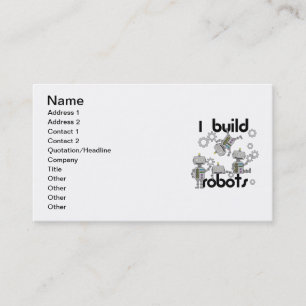 I Build Robots Business Card