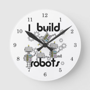 I Build Robots Round Clock