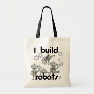 I Build Robots Tote Bag
