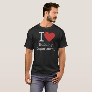 I ❤️ Building Department for Employees CUSTOM Men T-Shirt