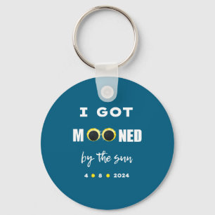 I By Got Mooned Sun Solar Eclipse Key Ring