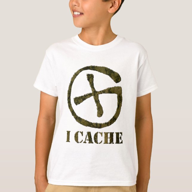 I CACHE sweat T-Shirt (Front)