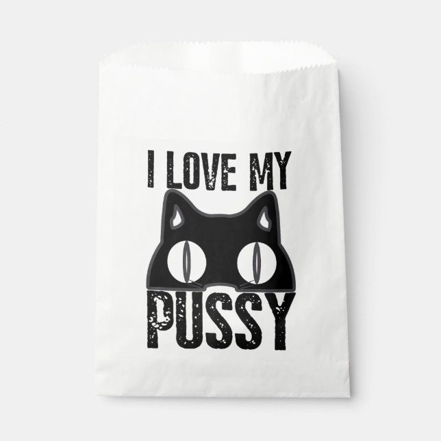 I Call Boo Sheet Black Cat Halloween Ghost Funny P Favour Bag (Front)