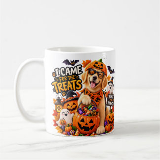I Came for the Treats Funny Halloween Dog Coffee Mug