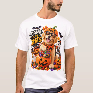 I Came for the Treats Funny Halloween Dog T-Shirt