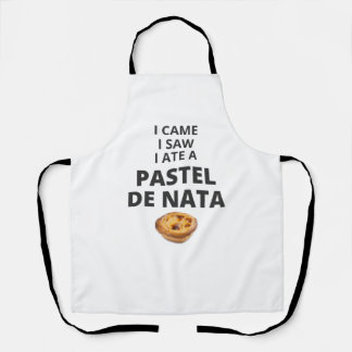 I came, I saw, I ate a pastel de nata  Apron