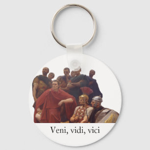 'I came, I saw, I conquered' - Caesar Keychain