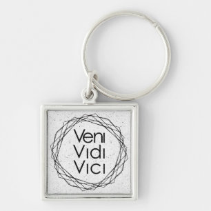 I Came, I Saw, I Conquered "Veni, Vidi, Vici" Key Ring