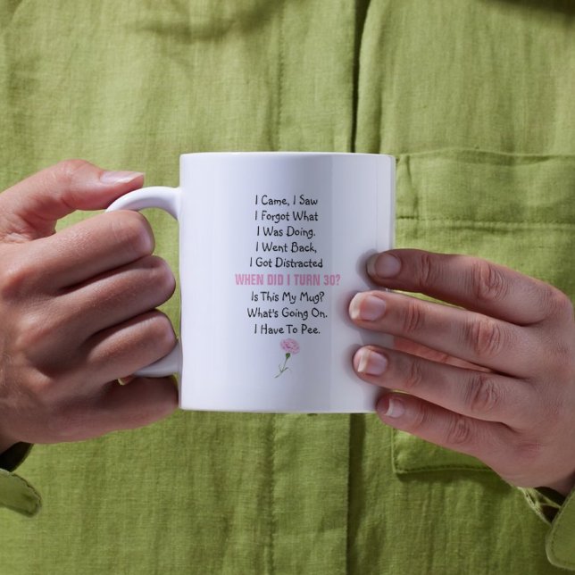 I came I saw I Forgot Funny 30th Birthday gift Coffee Mug (Creator Uploaded)