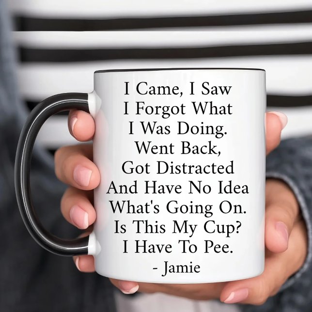 I Came I Saw I Forgot Funny 70th birthday Coffee Mug (Creator Uploaded)