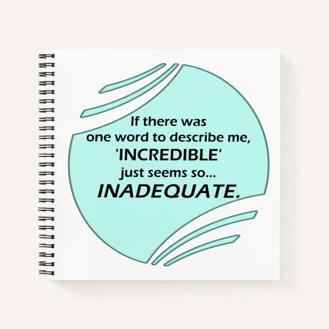 I Came, I Saw, I… Notebook (Front)