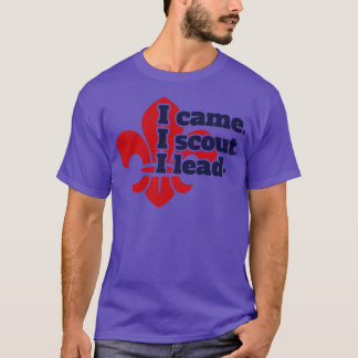 I came I scout I lead navy T-Shirt