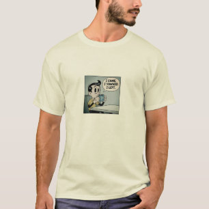 I Came. I Yawned. I Left. – Funny Retro Coffee Car T-Shirt