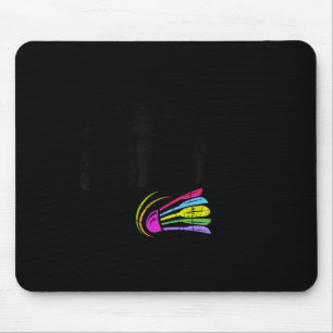 I Came To Smash Badminton Player Distressed Shuttl Mouse Pad