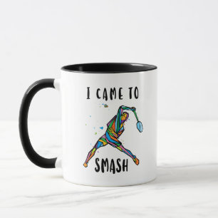 I Came To Smash Badminton Player Sports Gift Mug