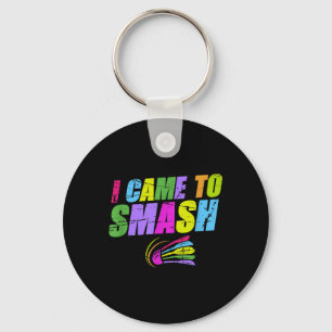 I Came To Smash Funny Badminton Mum Dad  Key Ring