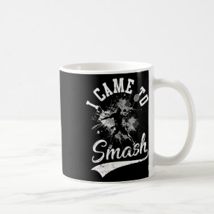 I Came To Smash Team Player Badminton Shuttle Spor Coffee Mug
