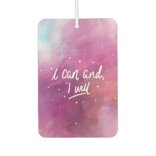 I can and I will Car Air Freshener