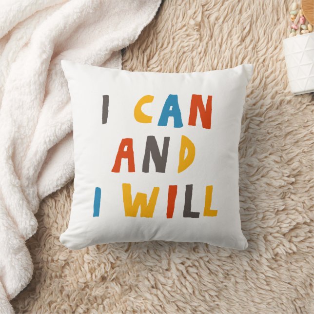 I Can And I Will Cushion (Blanket)
