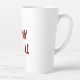 i can and i will motivational design latte mug