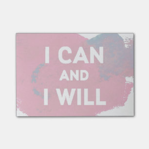I Can and I Will Post-it Notes