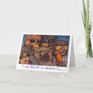 I can BEAR-ly believe it.... Card