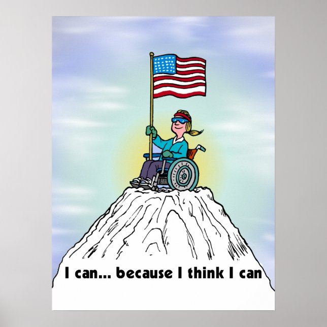 I can because I think I can Poster (Front)