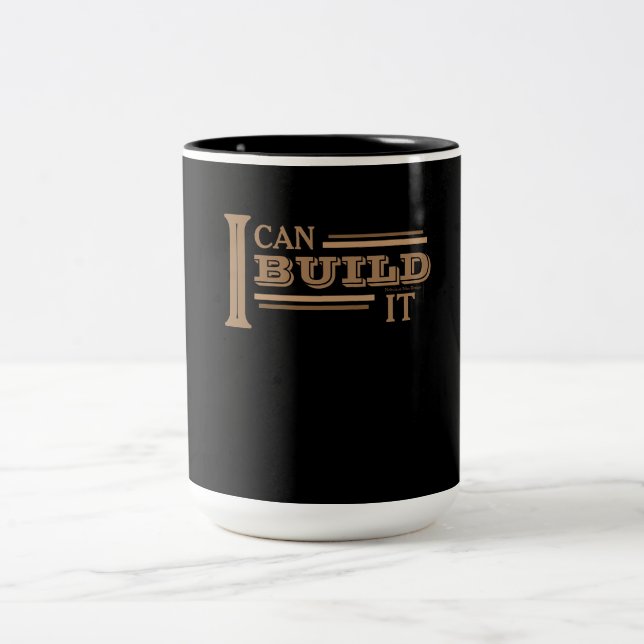 I Can Build It Coffee Mug (Black) (Center)