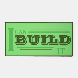 I Can Build It Desk Mat (Green)