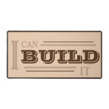 I Can BUILD It! Desk Mat (Tan)