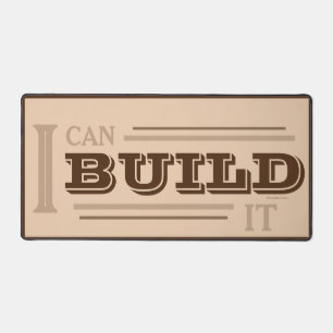 I Can BUILD It! Desk Mat (Tan)