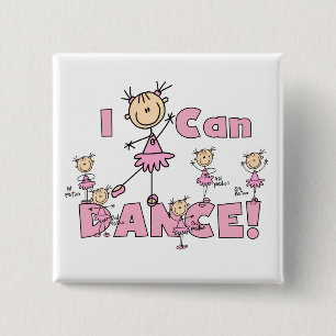 I Can Dance T-shirts and Gifts 15 Cm Square Badge