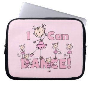 I Can Dance T-shirts and Gifts Laptop Sleeve