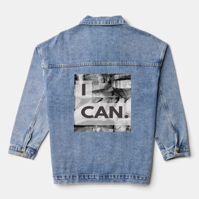 I Can Denim Jacket (Back)