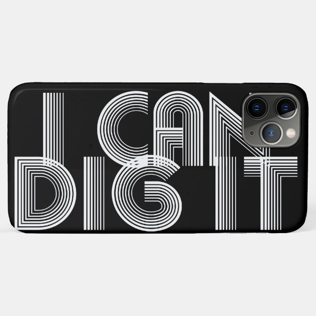 I Can Dig It iPhone Case Cover (Back (Horizontal))
