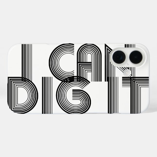 I Can Dig It iPhone Case Cover (Back (Horizontal))