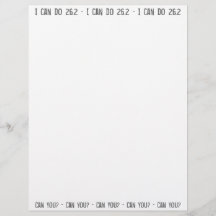 I can do 26.2 -- Can you?