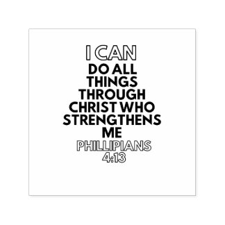I CAN DO ALL THING S THROUGH CHRIST SELF-INKING STAMP