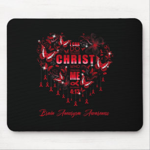 I Can Do All Things Brain Aneurysm Awareness  Mouse Pad