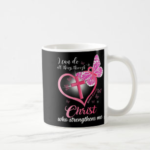 I Can Do All Things Christ Who Strengthens Breast  Coffee Mug