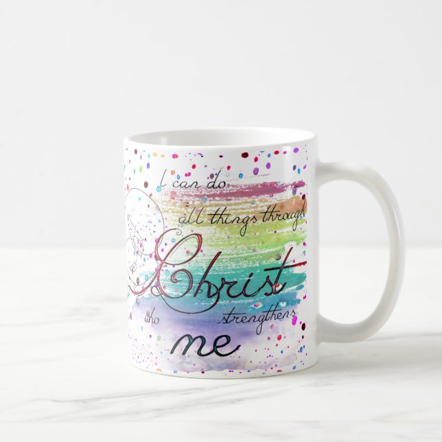 I can do all things coffee mug (Right)